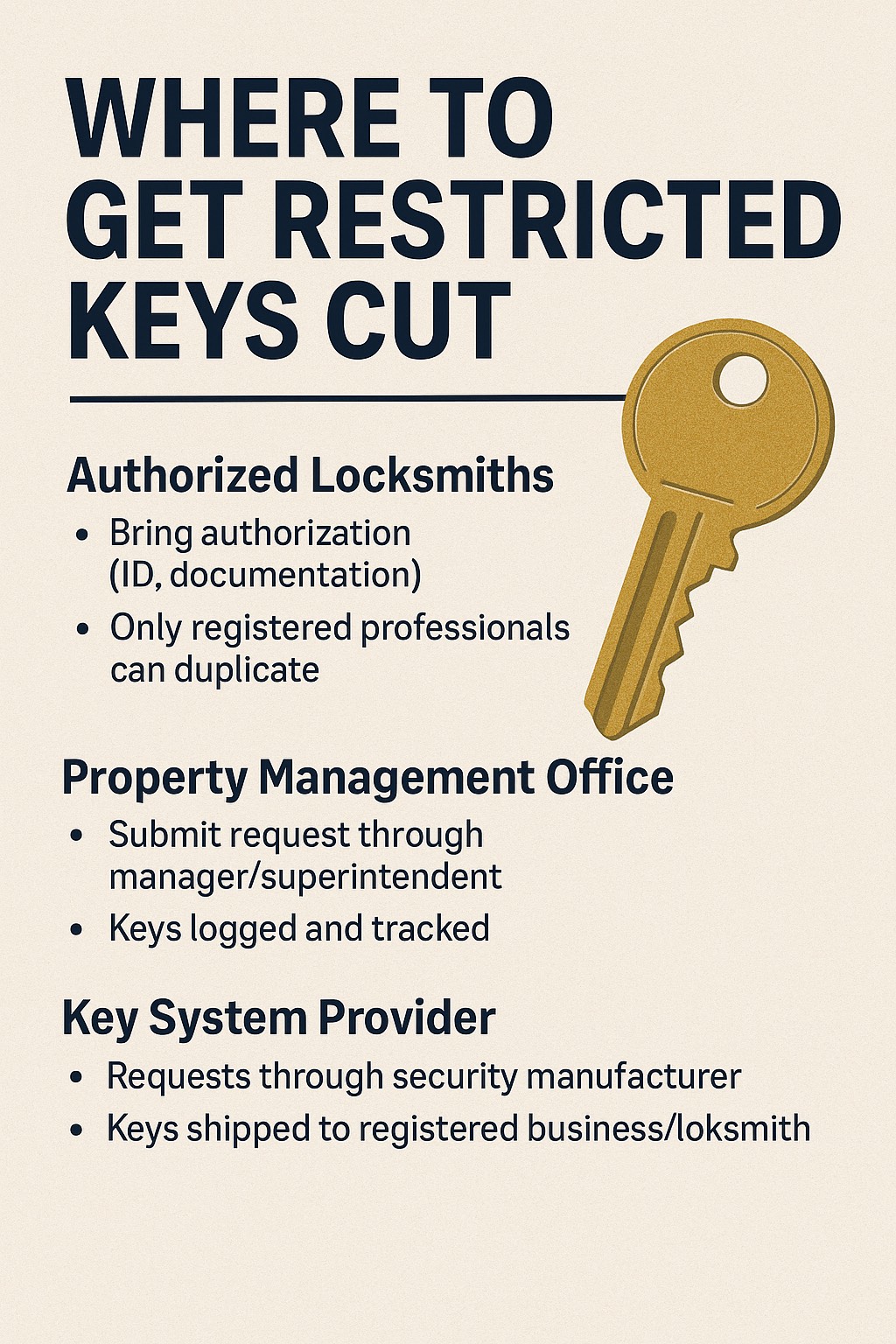 Where to Get Restricted Keys Cut