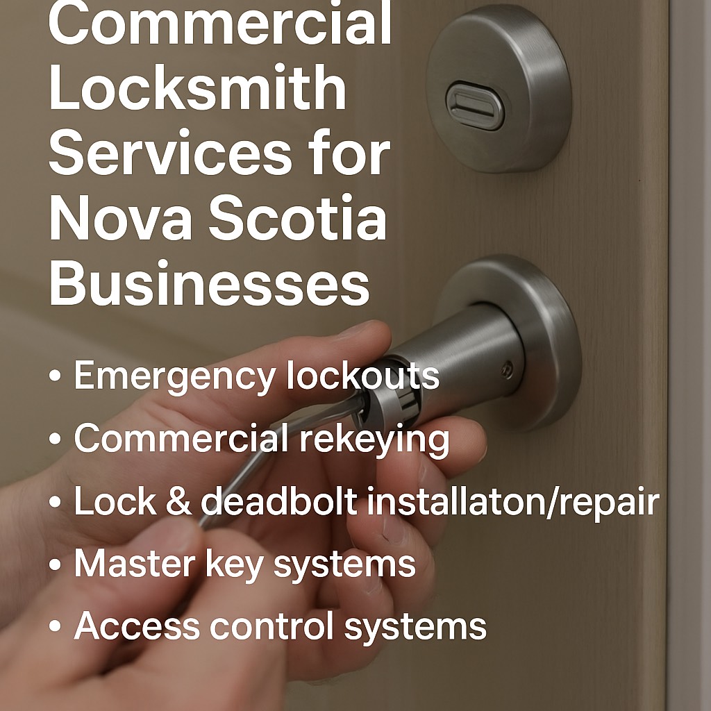 Commercial Locksmith Services for Nova Scotia Businesses