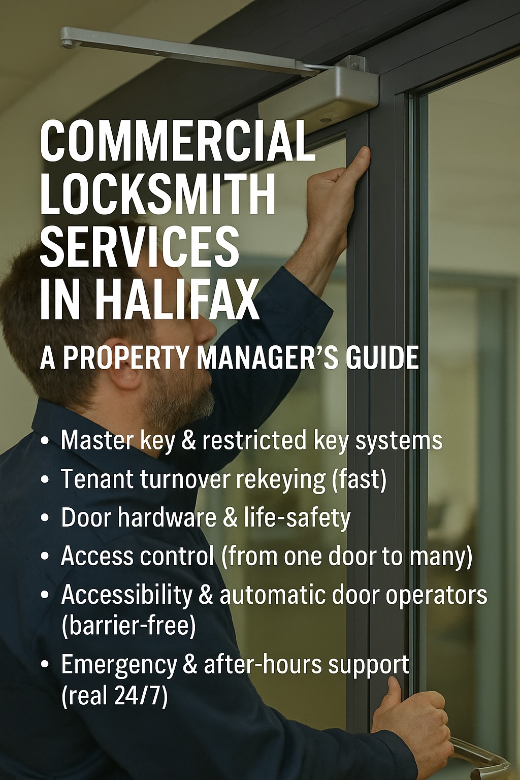 Commercial Locksmith Services in Halifax